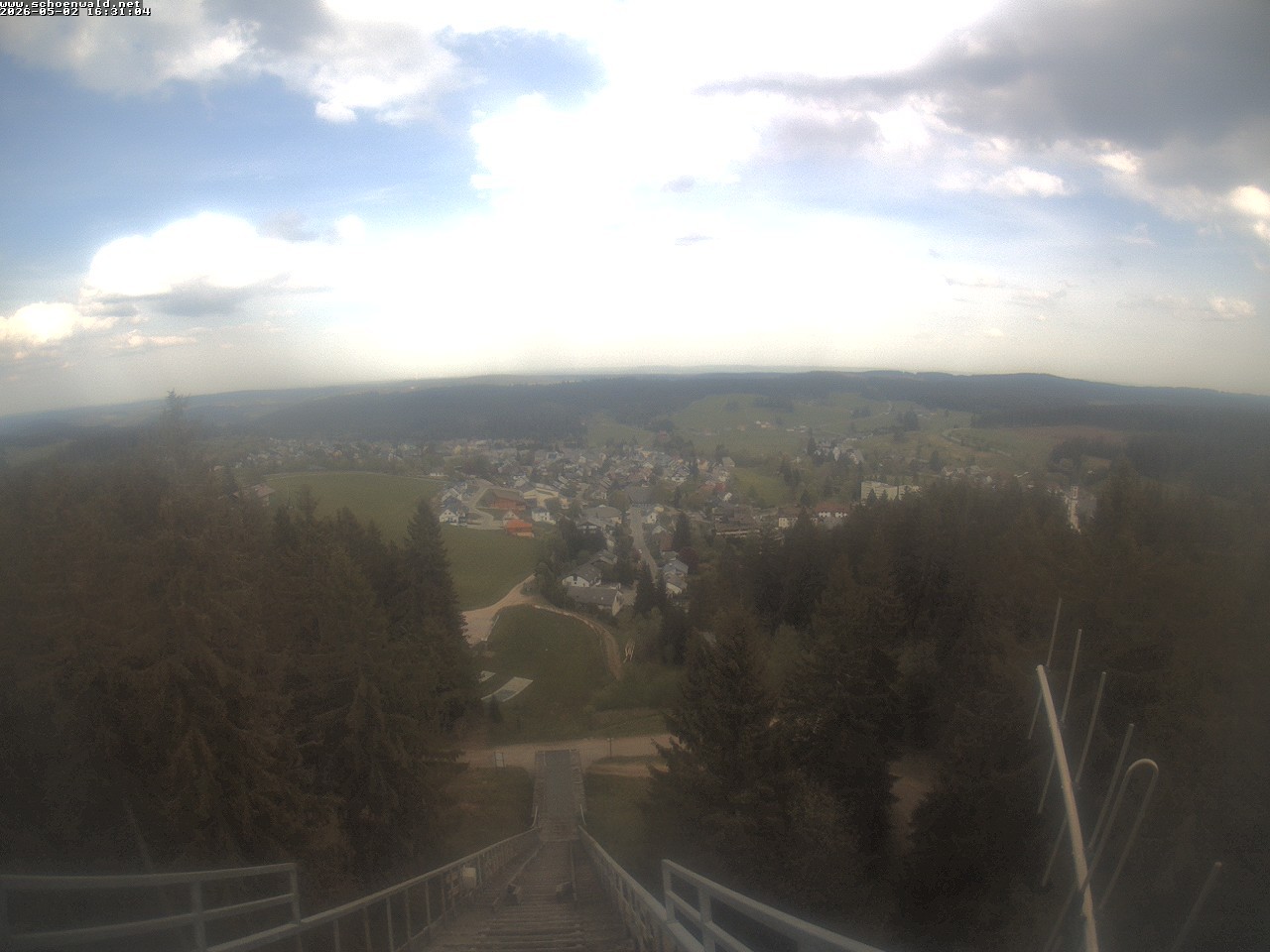 Archived image Webcam View to Schoenwald