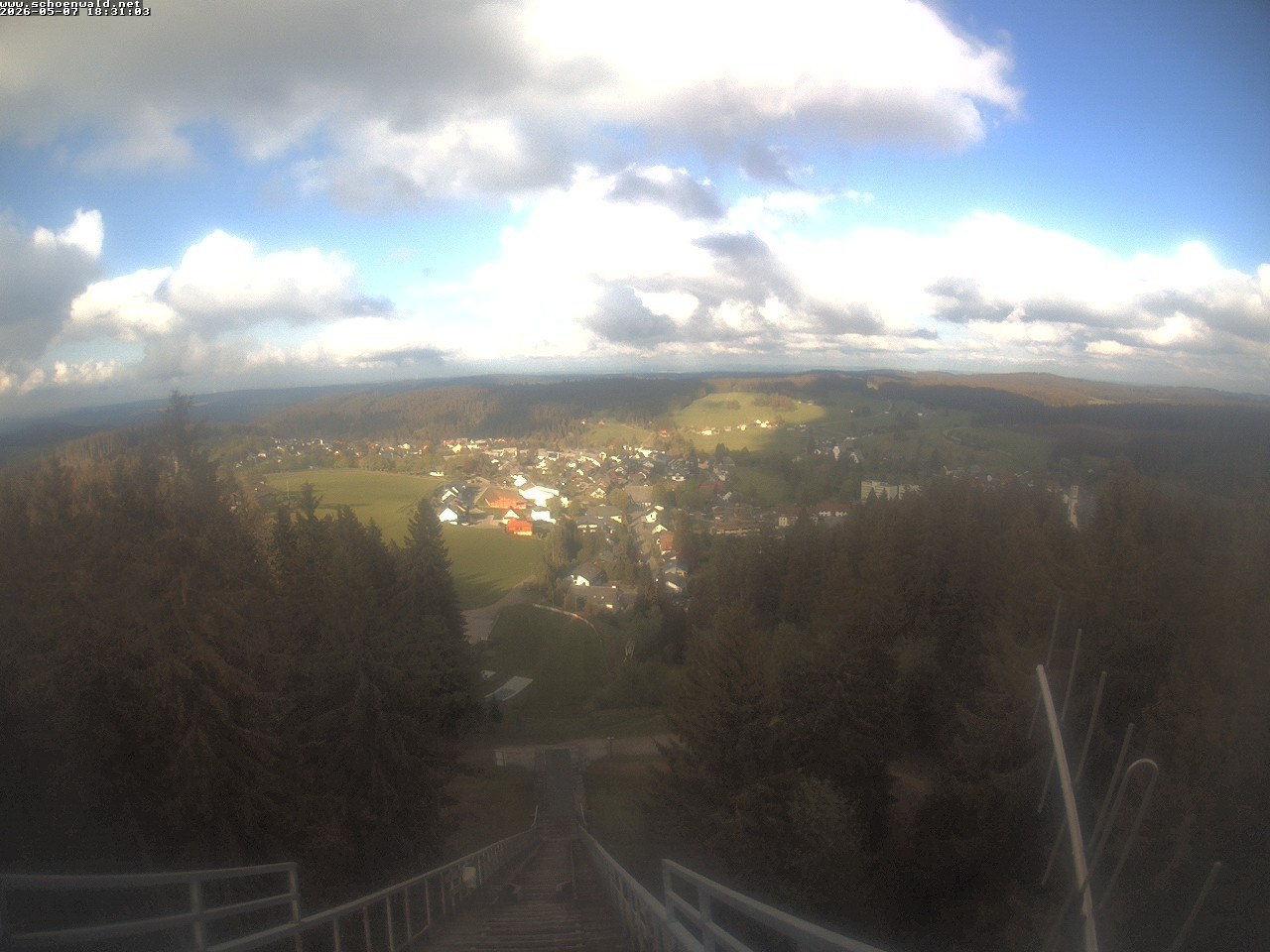 Archiv Foto Webcam Blick auf Schönwald