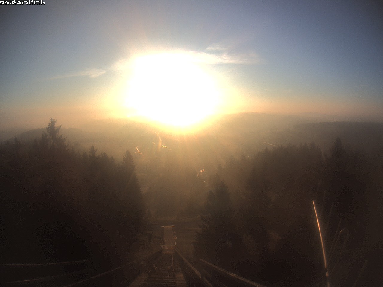 Archived image Webcam View to Schoenwald