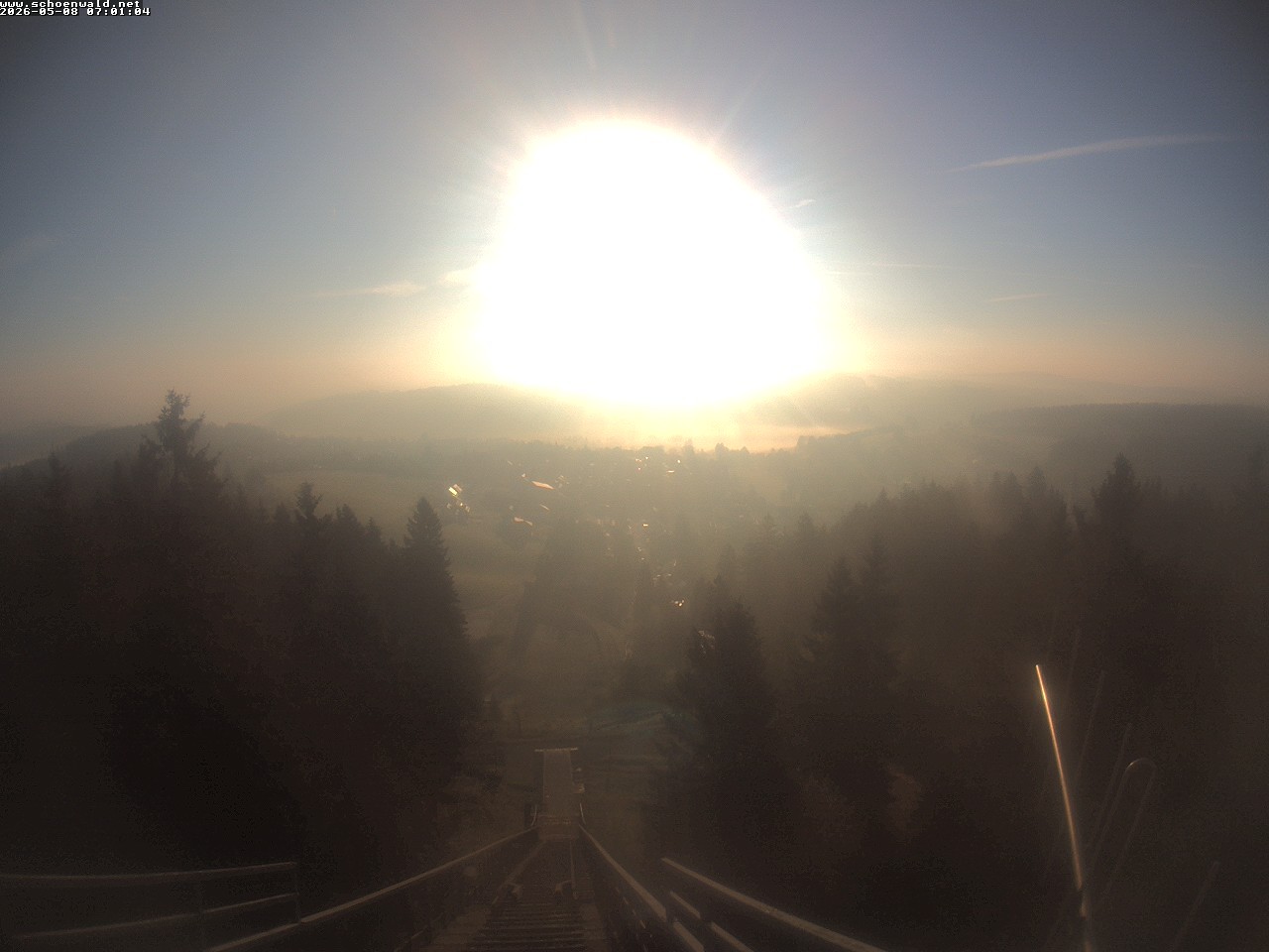 Archived image Webcam View to Schoenwald