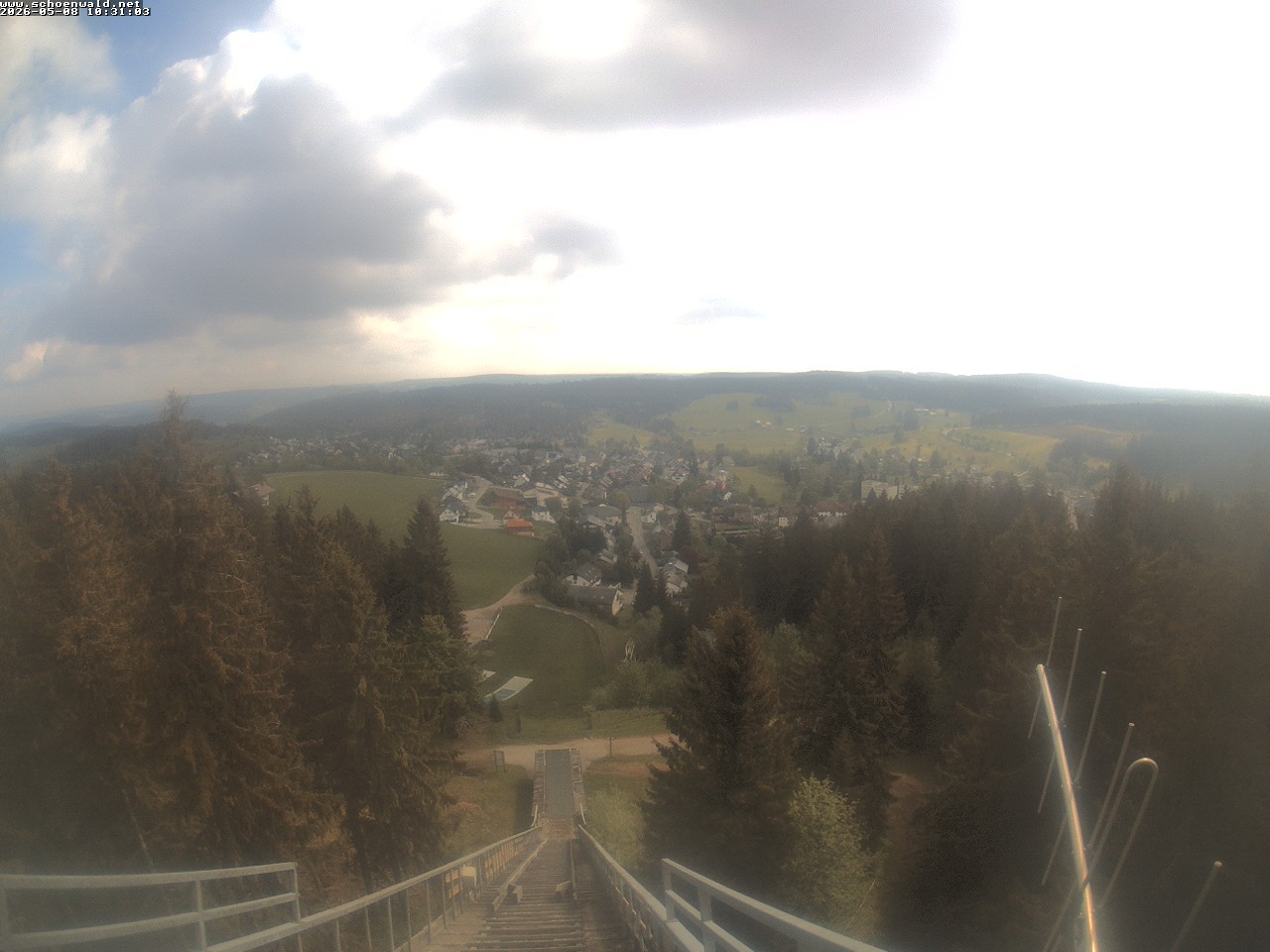 Archived image Webcam View to Schoenwald