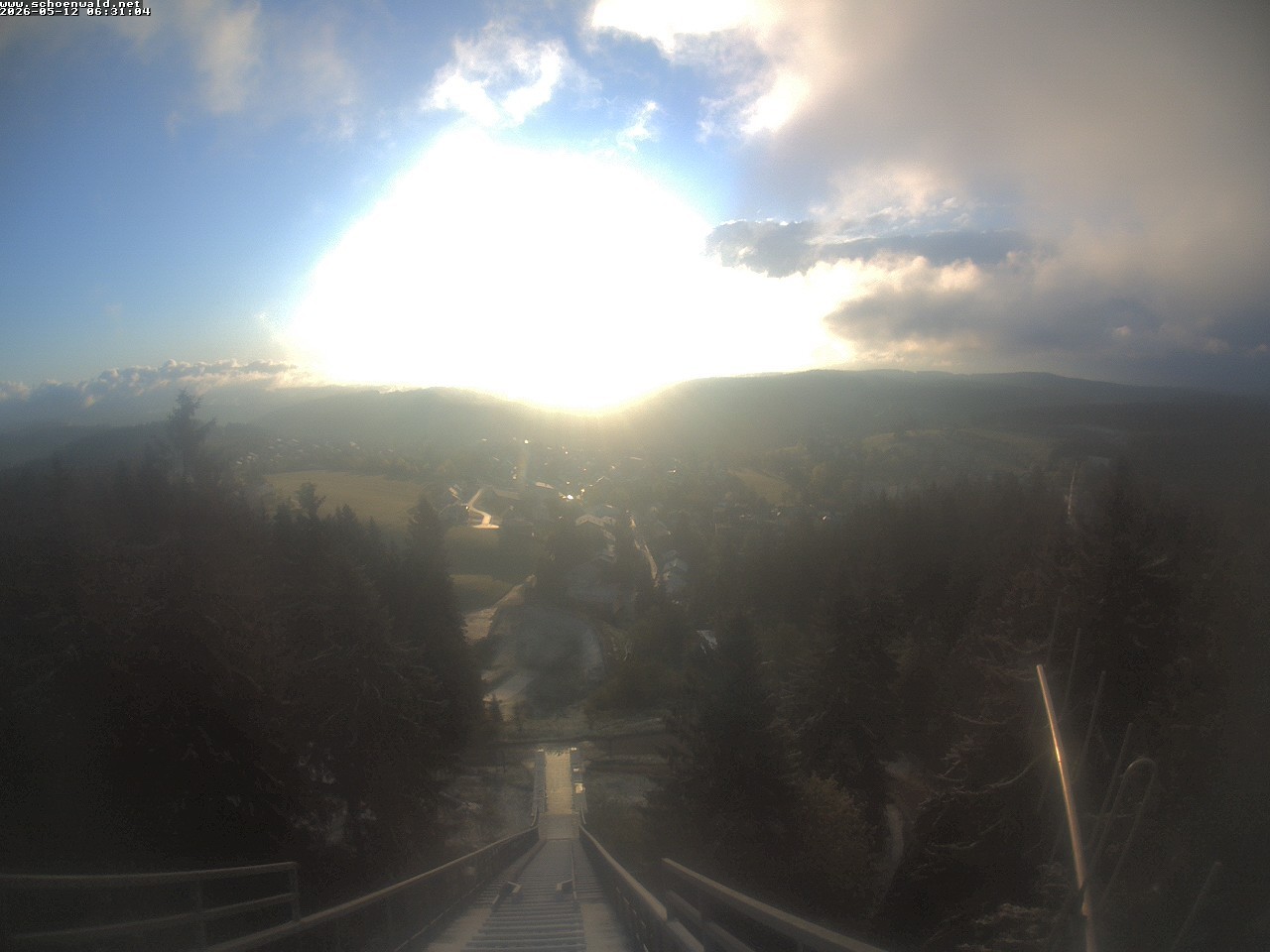 Archived image Webcam View to Schoenwald