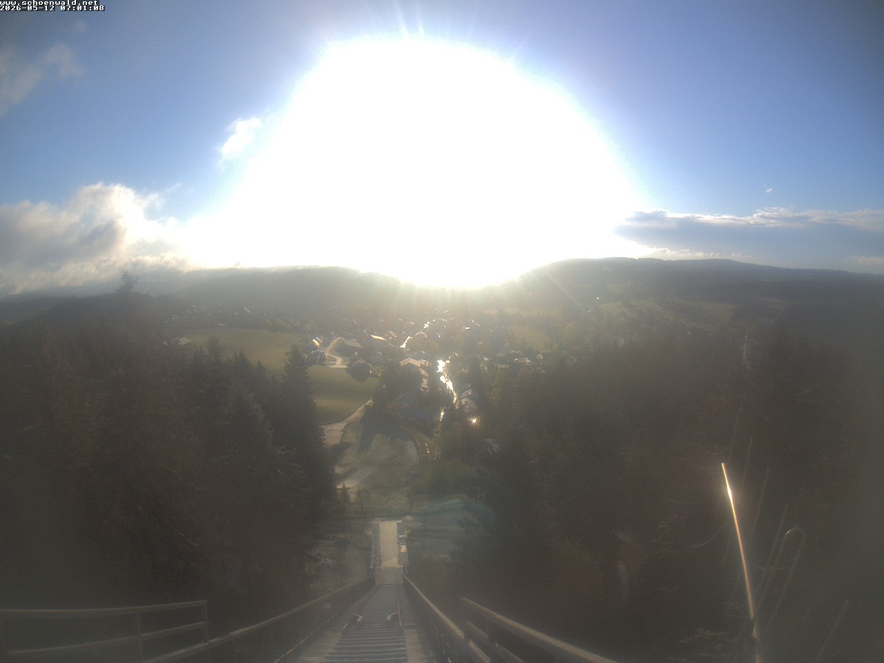 Archived image Webcam View to Schoenwald