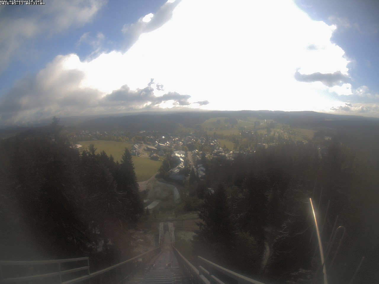 Archived image Webcam View to Schoenwald