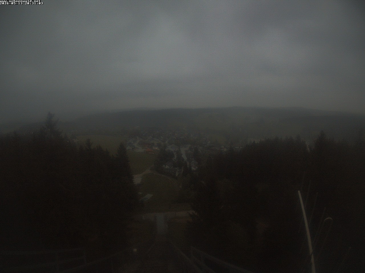 Archived image Webcam View to Schoenwald