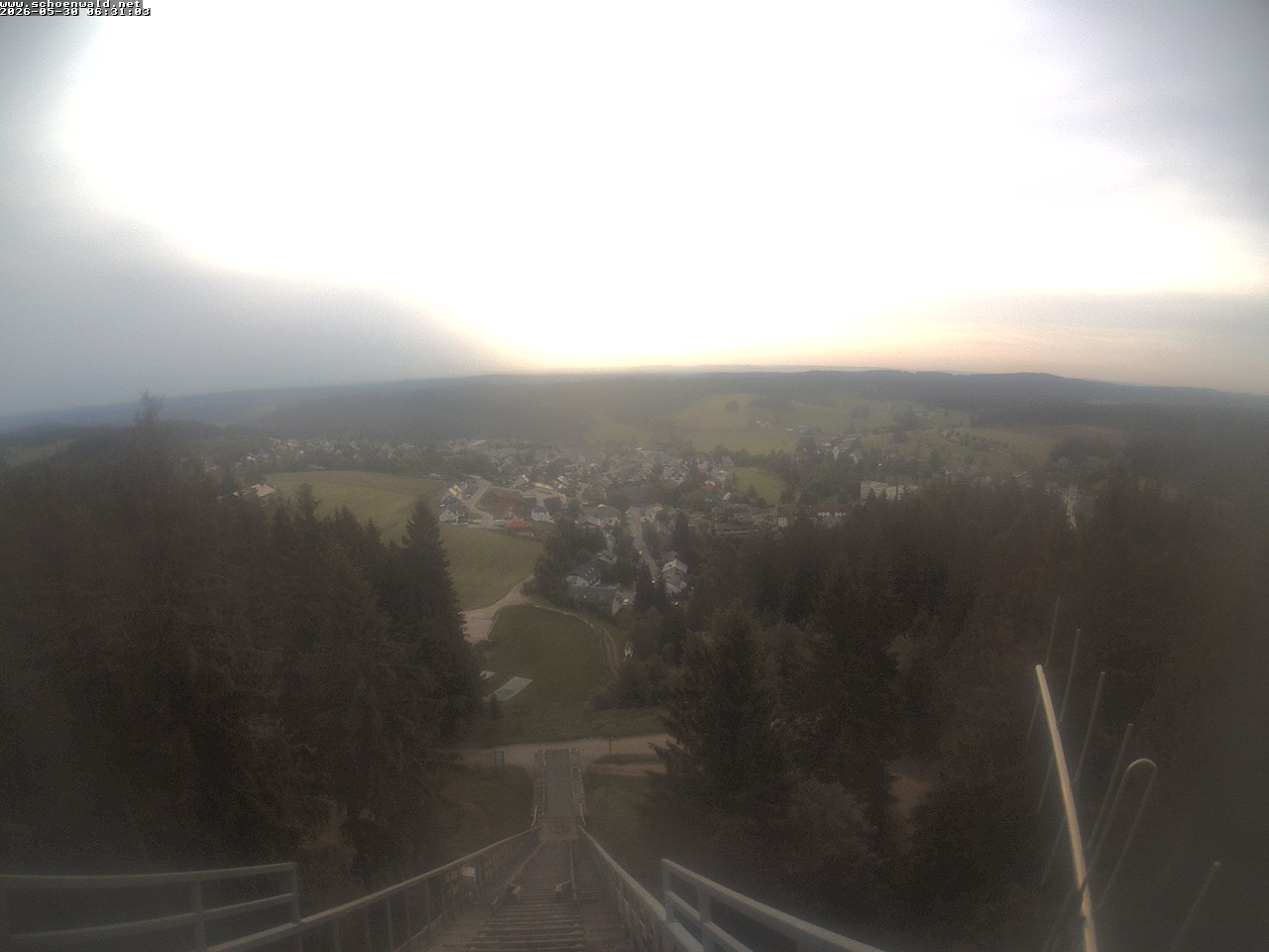 Archived image Webcam View to Schoenwald