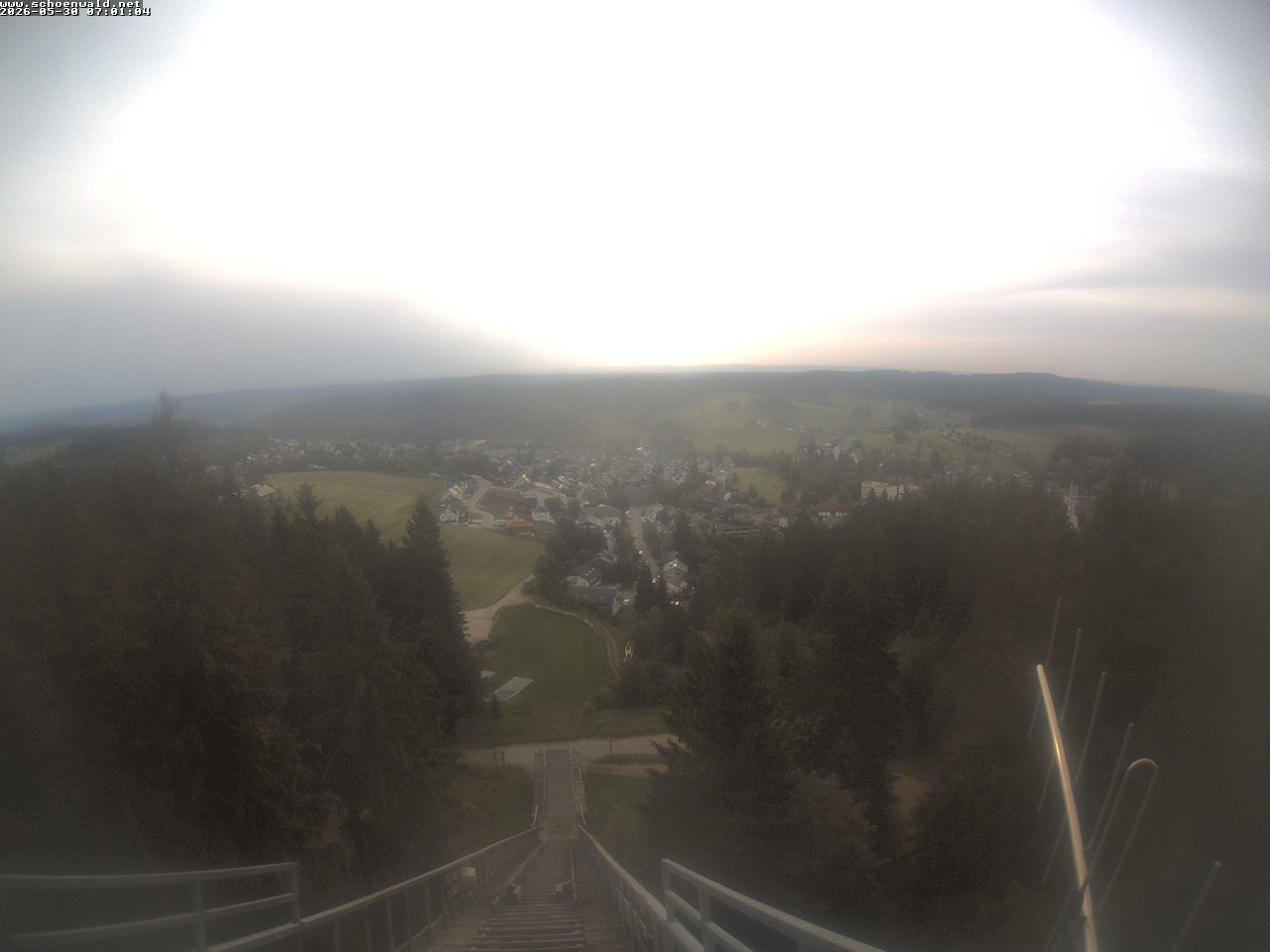 Archived image Webcam View to Schoenwald