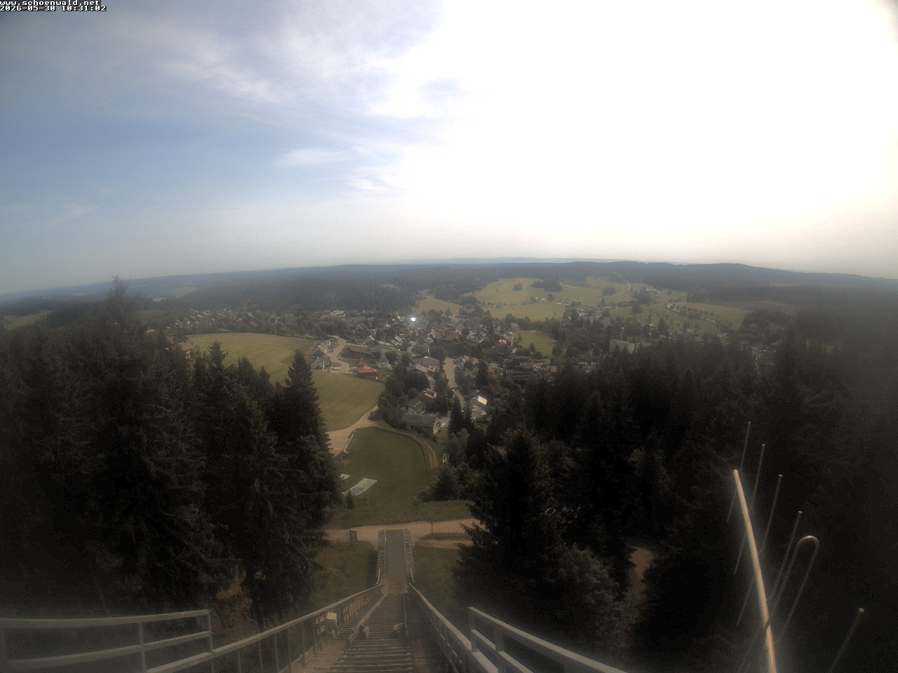 Archived image Webcam View to Schoenwald