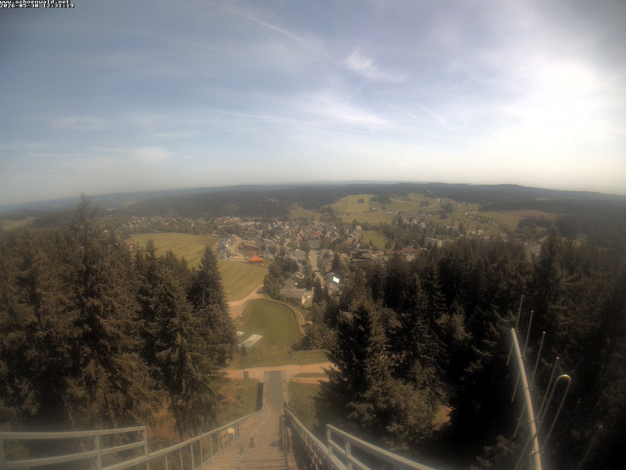 Archiv Foto Webcam Blick auf Schönwald
