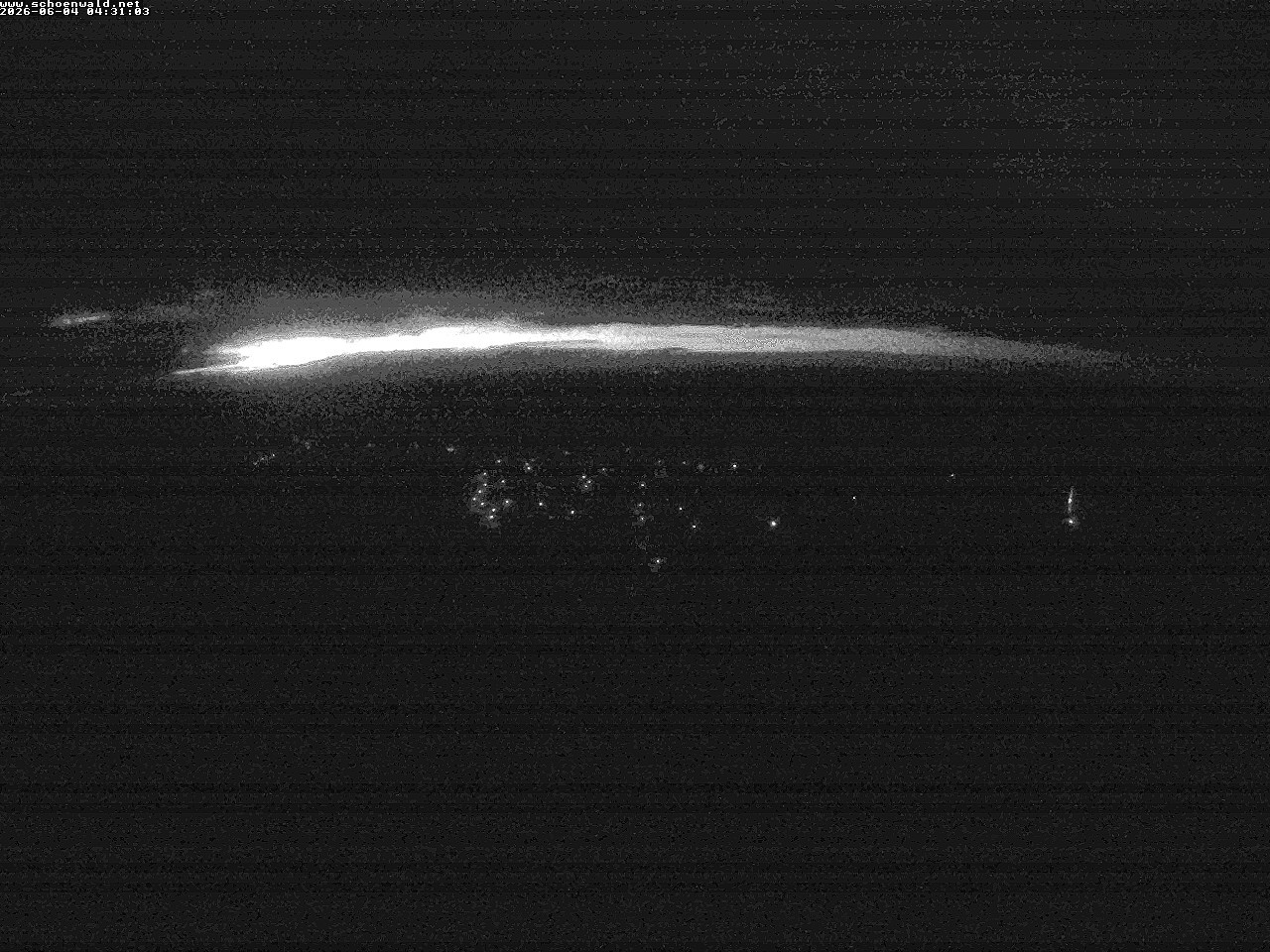 Archived image Webcam View to Schoenwald