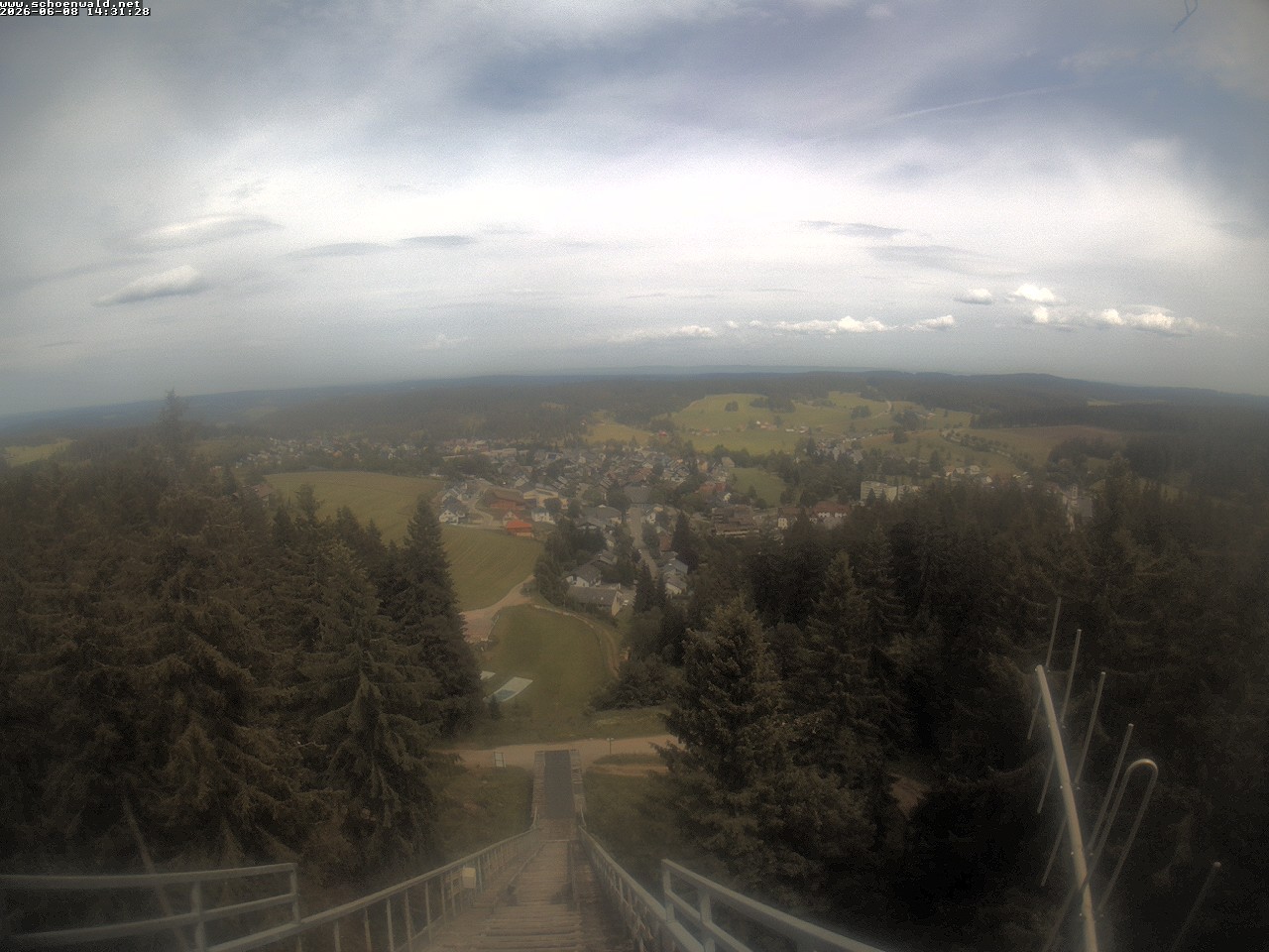 Archiv Foto Webcam Blick auf Schönwald