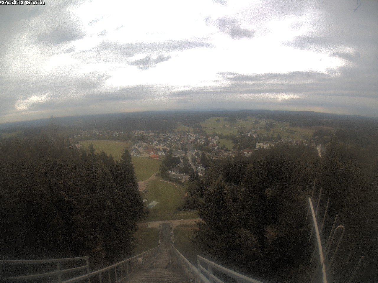 Archived image Webcam View to Schoenwald