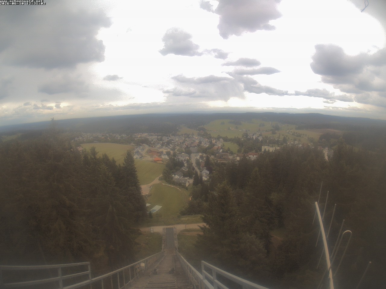 Archived image Webcam View to Schoenwald