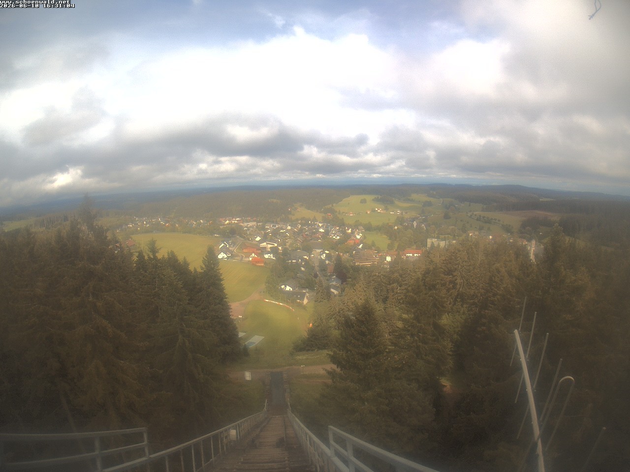 Archived image Webcam View to Schoenwald