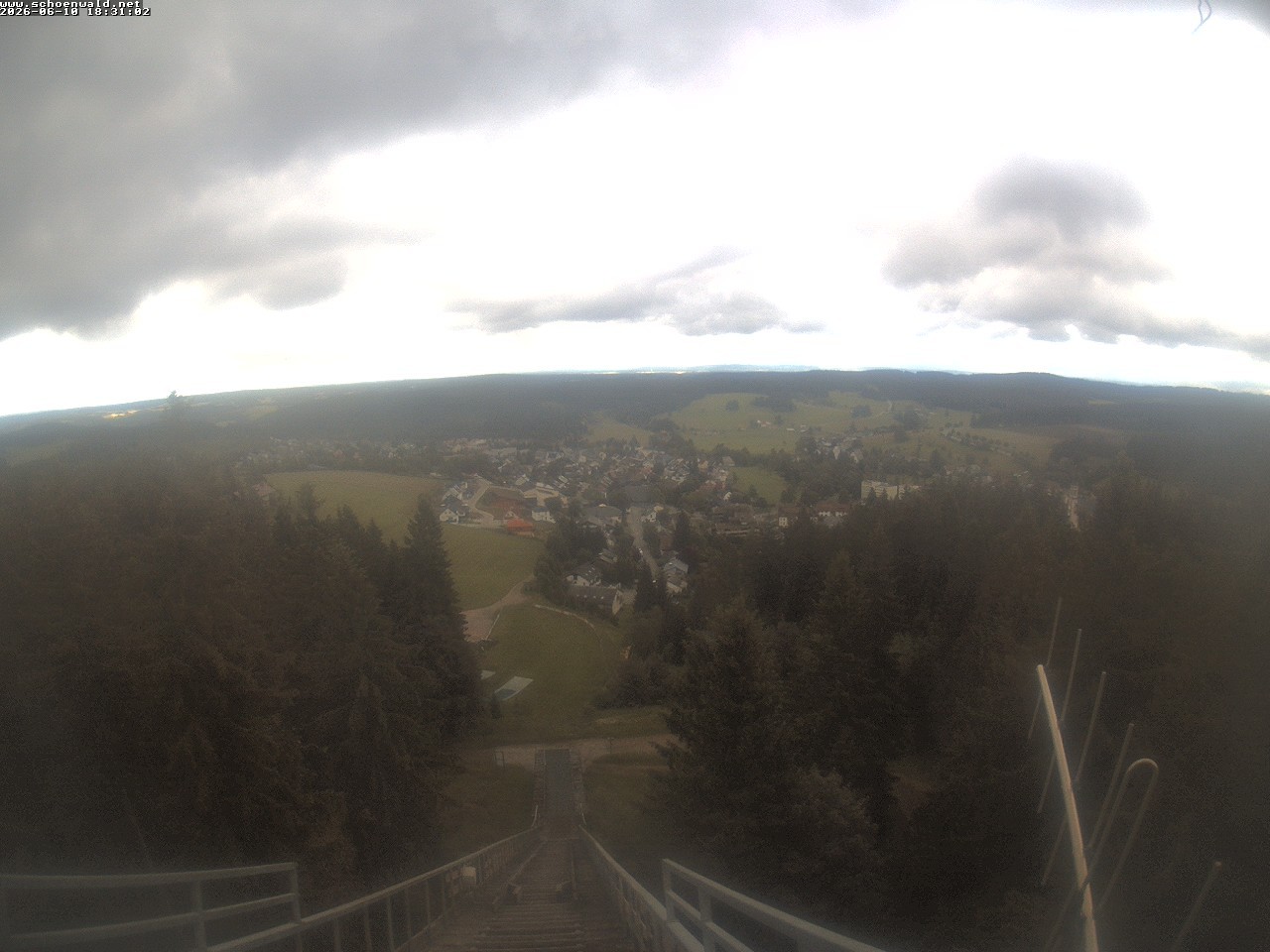 Archived image Webcam View to Schoenwald