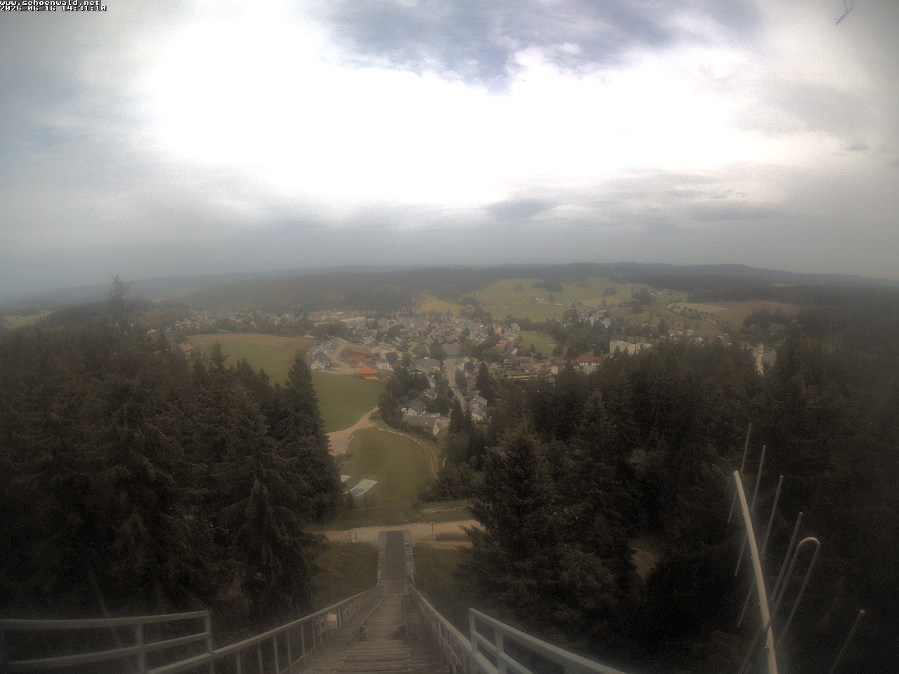 Archived image Webcam View to Schoenwald