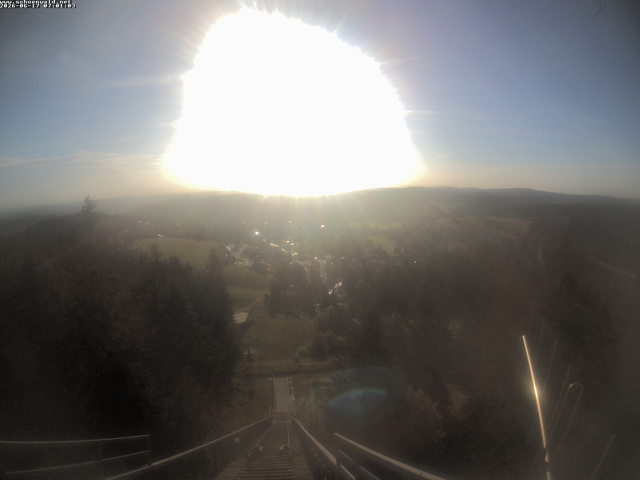 Archived image Webcam View to Schoenwald