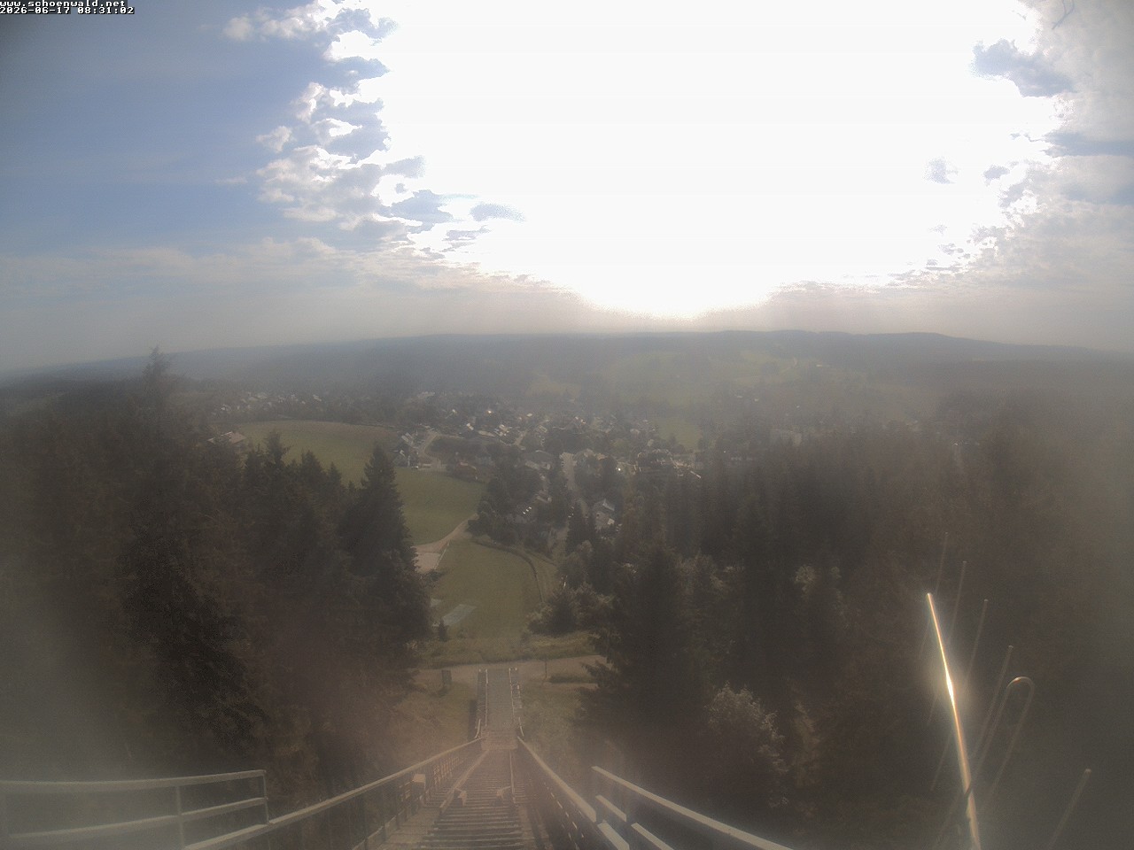 Archived image Webcam View to Schoenwald