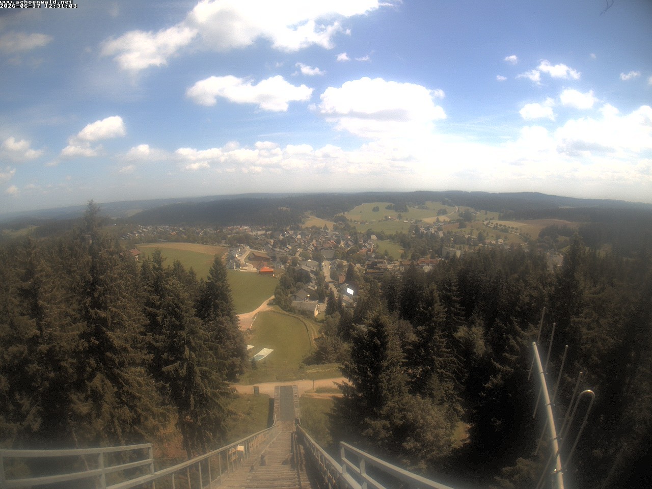 Archived image Webcam View to Schoenwald