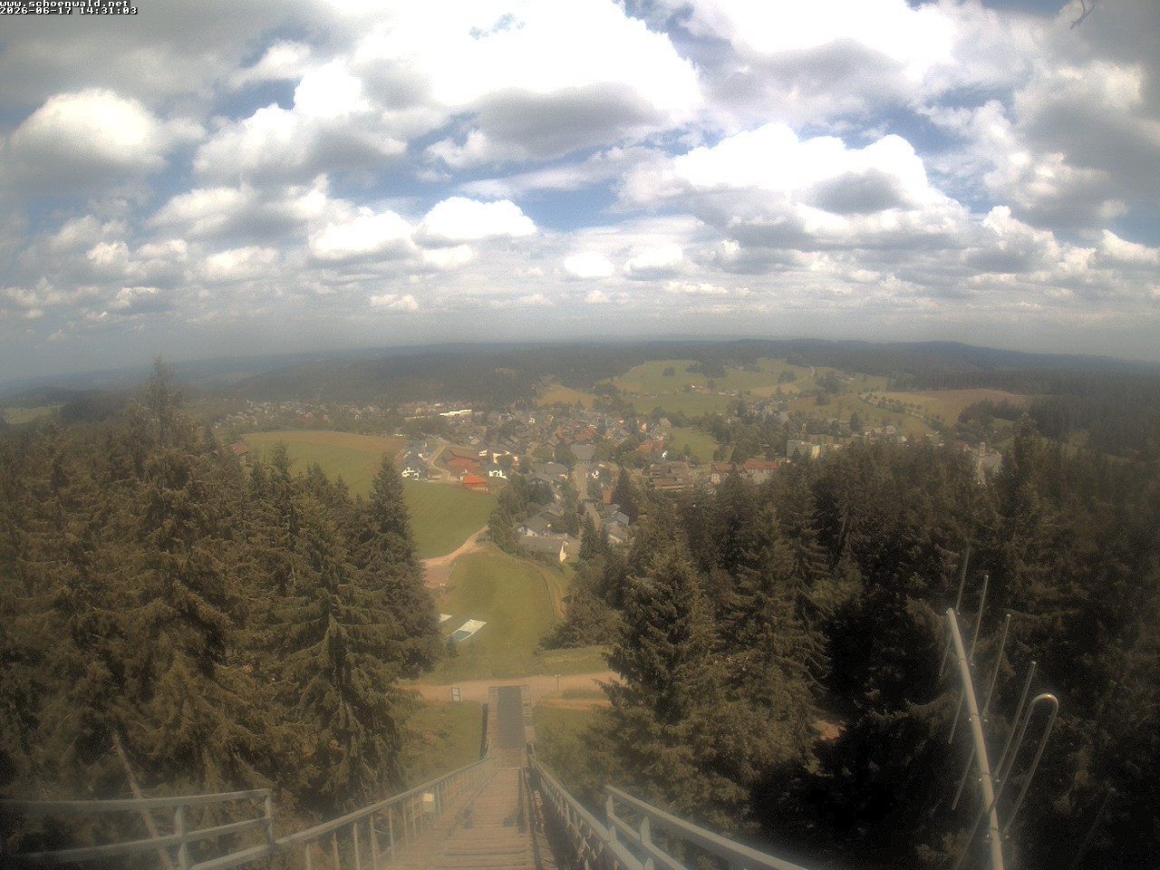 Archived image Webcam View to Schoenwald