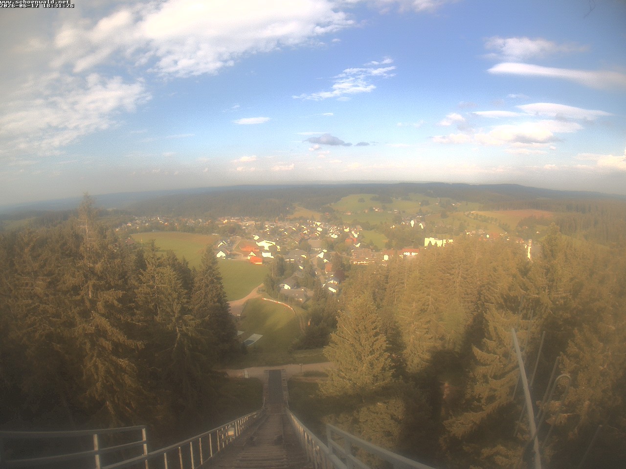 Archived image Webcam View to Schoenwald