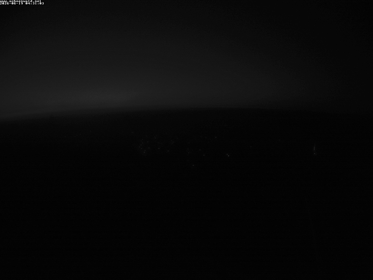 Archived image Webcam View to Schoenwald