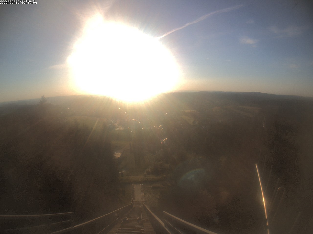 Archived image Webcam View to Schoenwald
