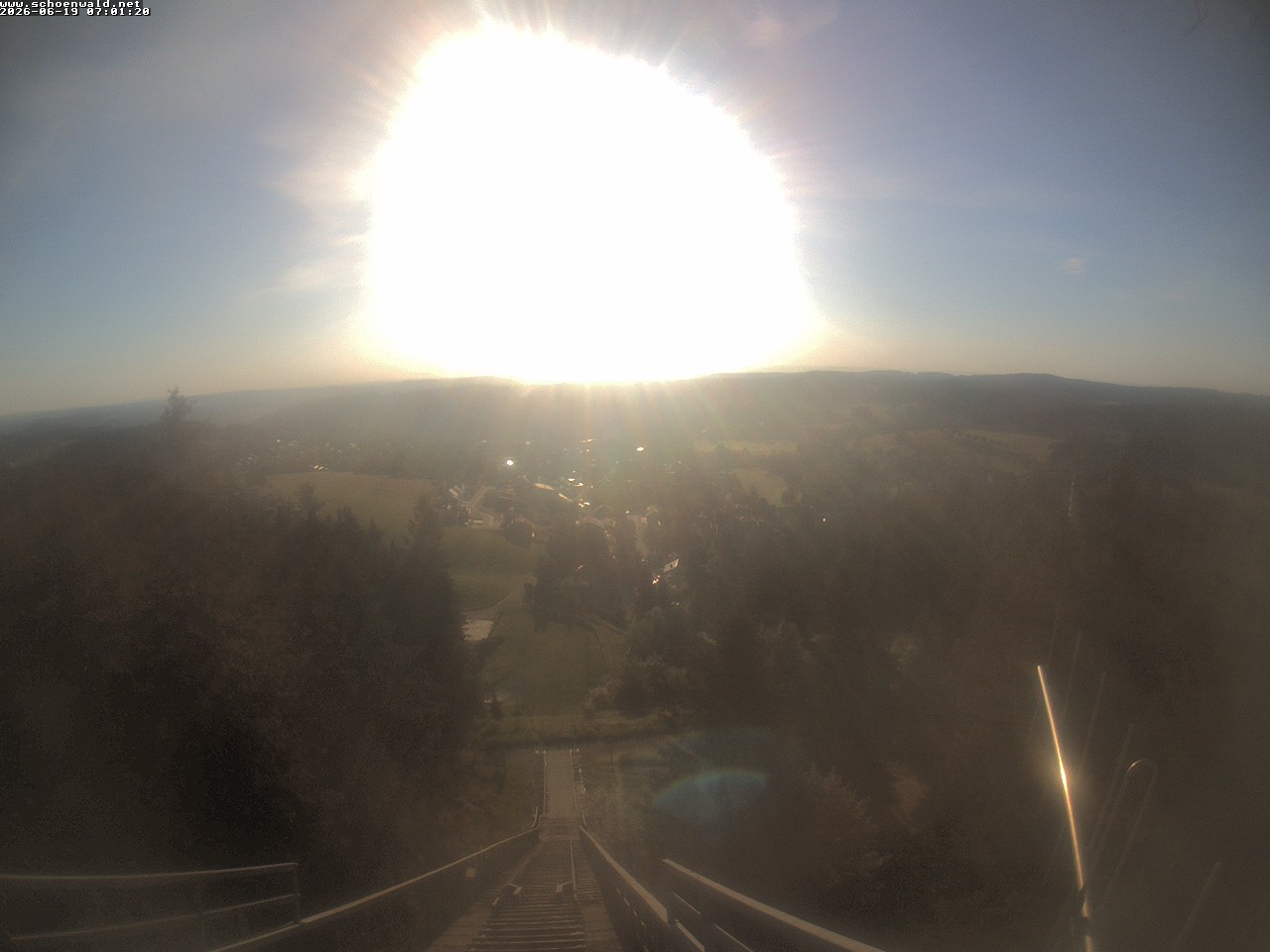 Archived image Webcam View to Schoenwald