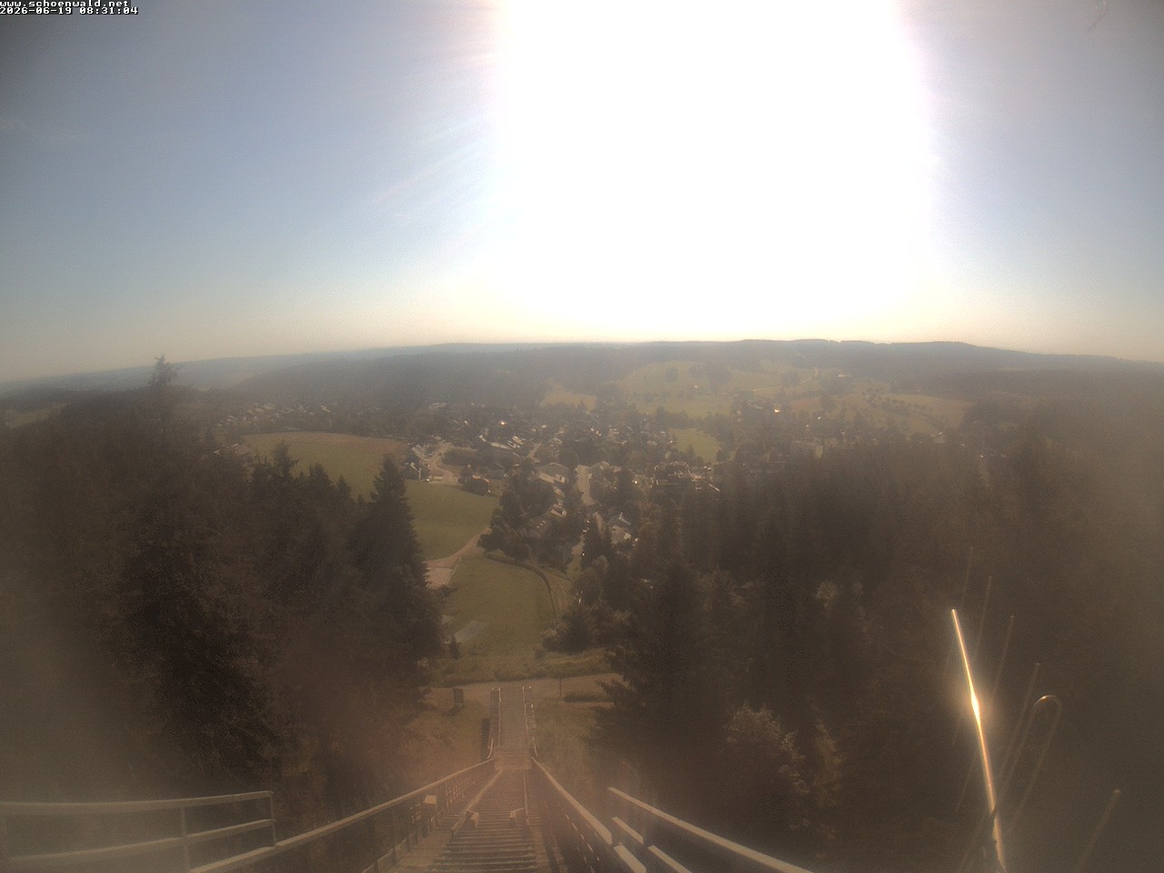 Archived image Webcam View to Schoenwald
