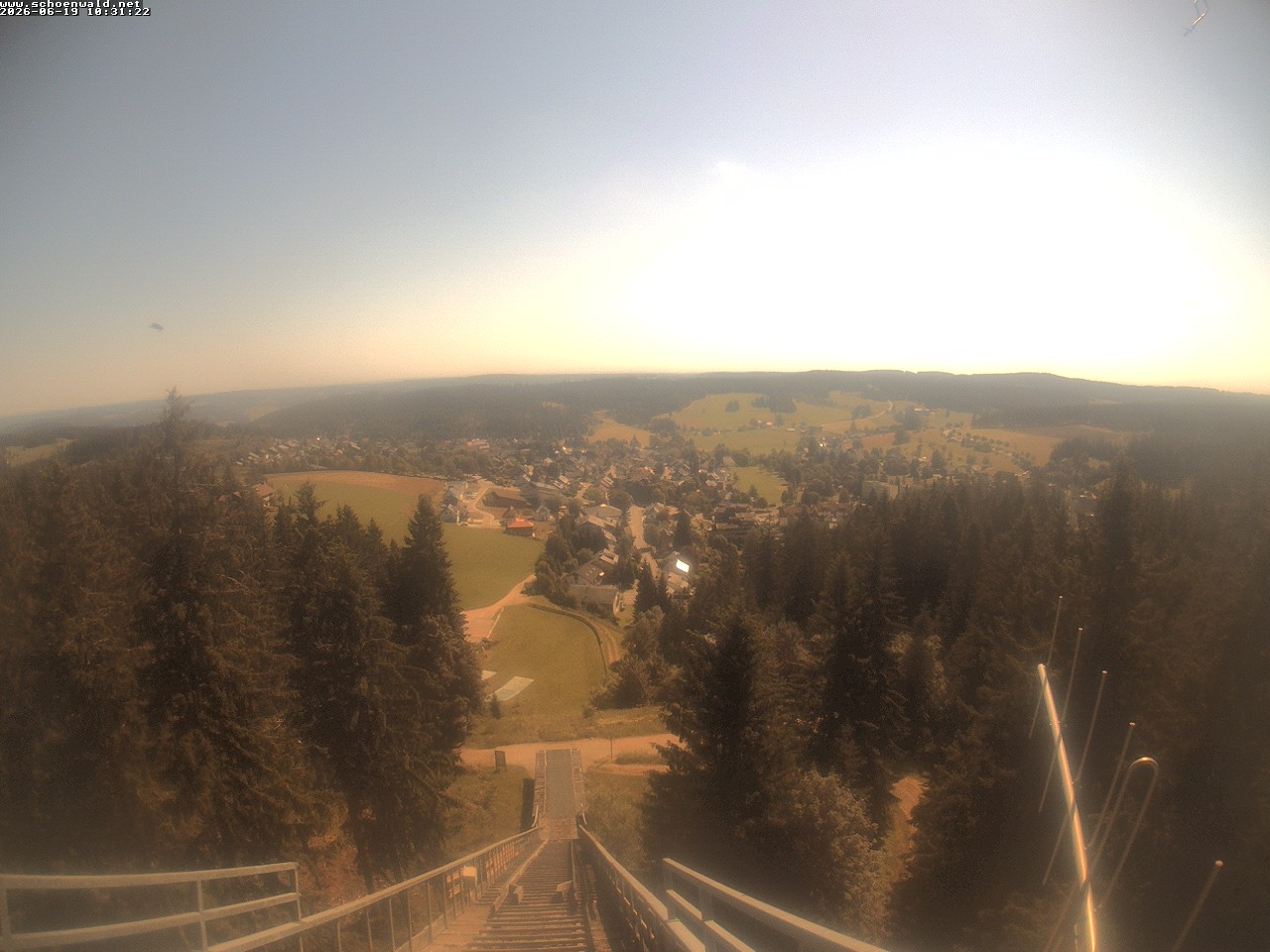 Archived image Webcam View to Schoenwald