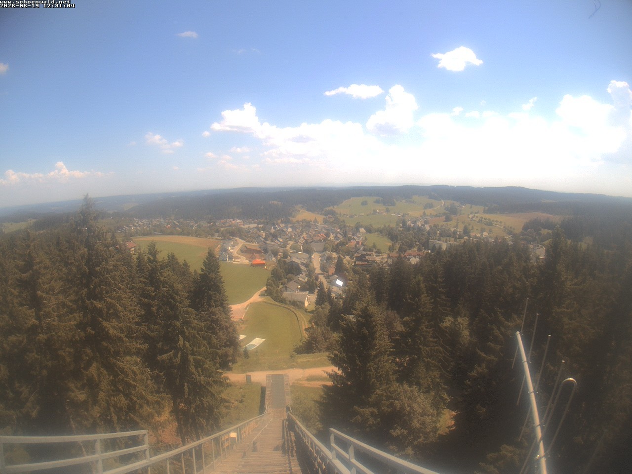 Archived image Webcam View to Schoenwald