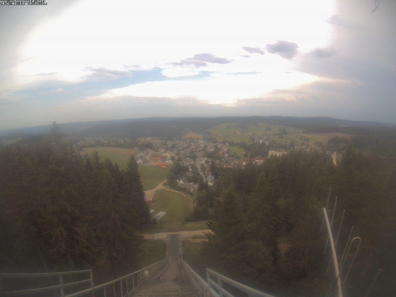 Archived image Webcam View to Schoenwald