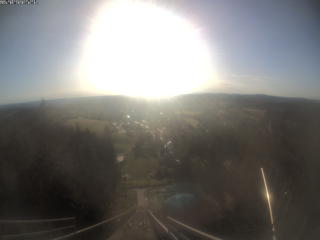 Archiv Foto Webcam Blick auf Schönwald
