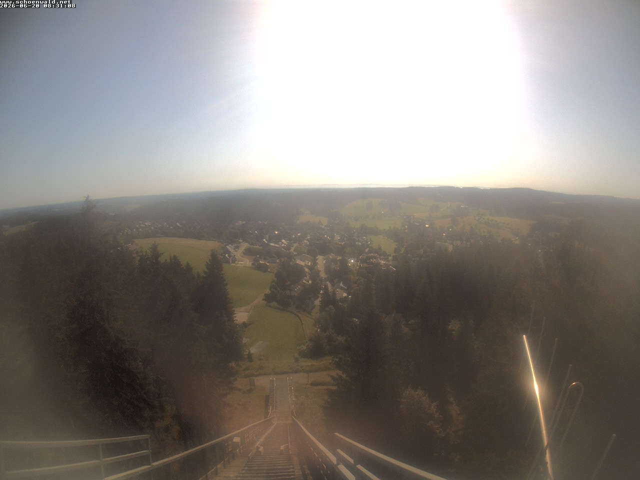 Archived image Webcam View to Schoenwald