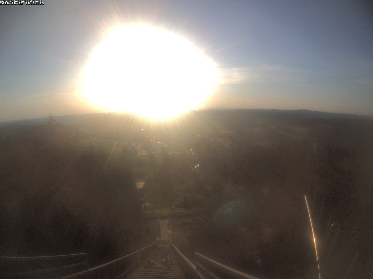 Archived image Webcam View to Schoenwald