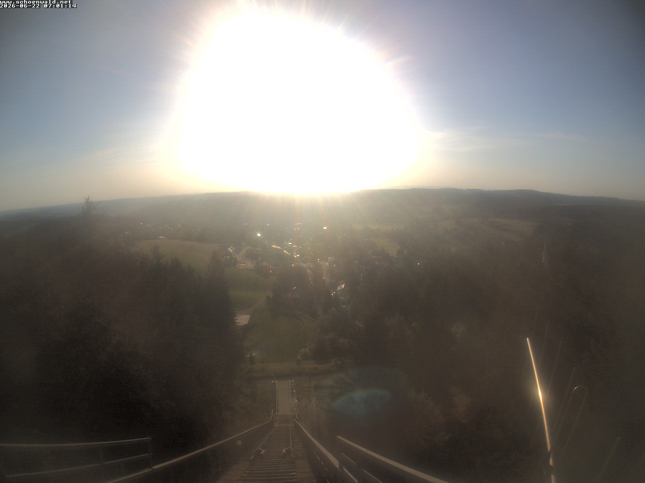 Archived image Webcam View to Schoenwald