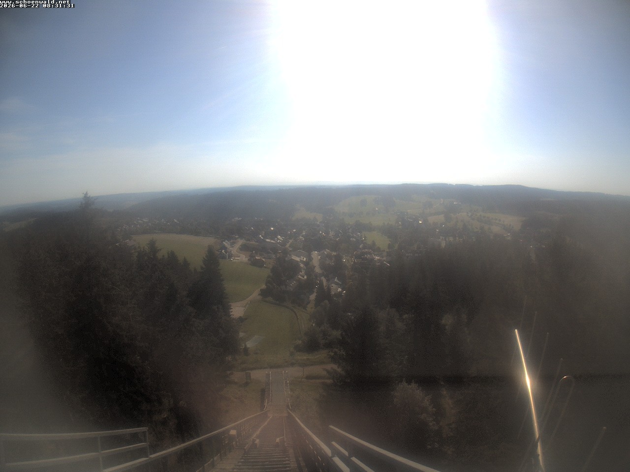 Archived image Webcam View to Schoenwald
