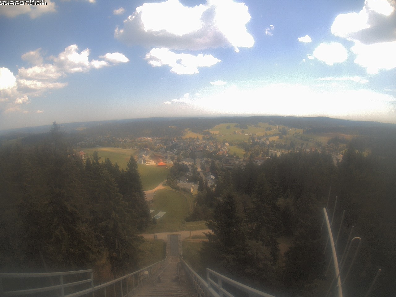 Archived image Webcam View to Schoenwald