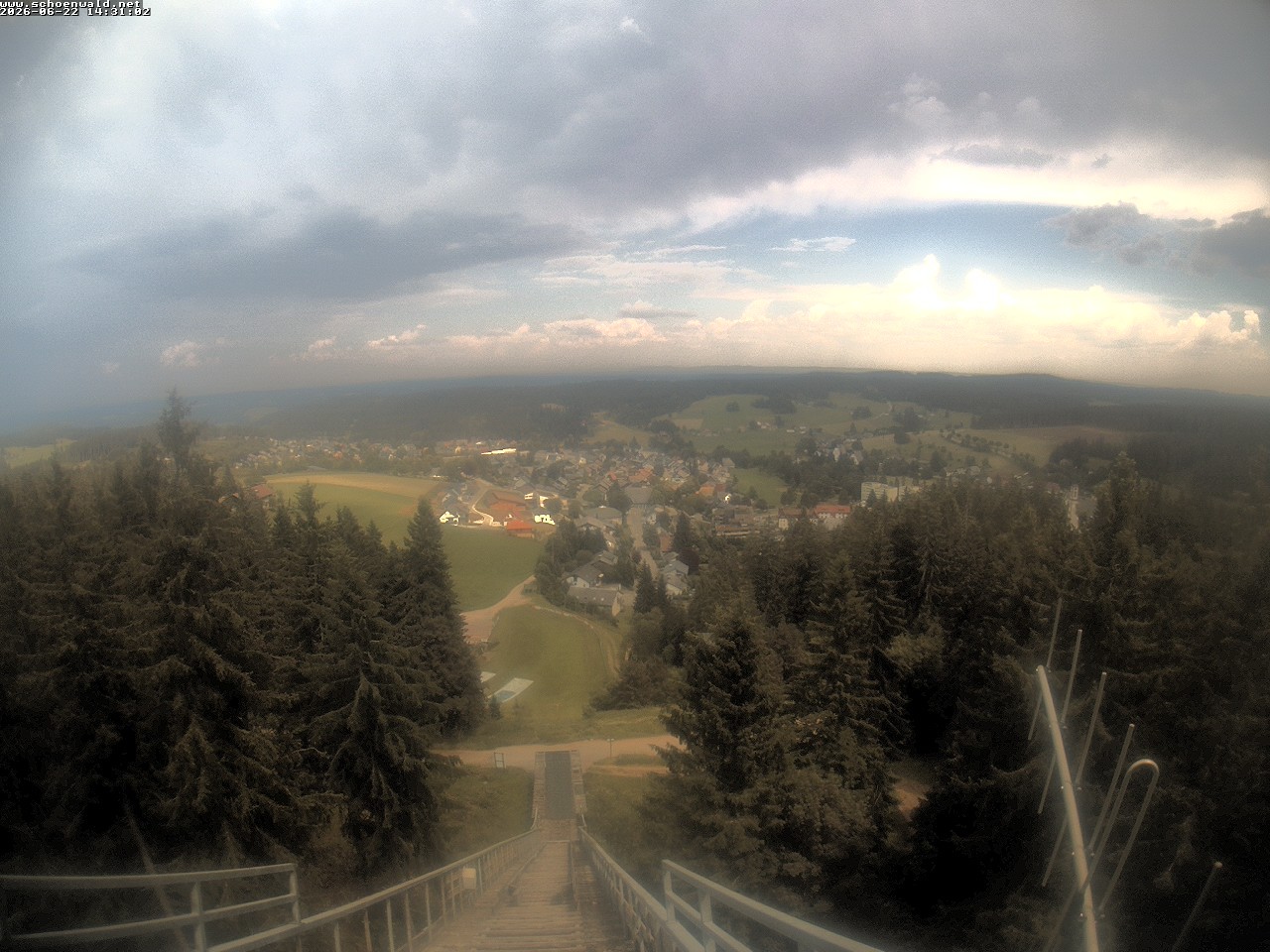 Archived image Webcam View to Schoenwald