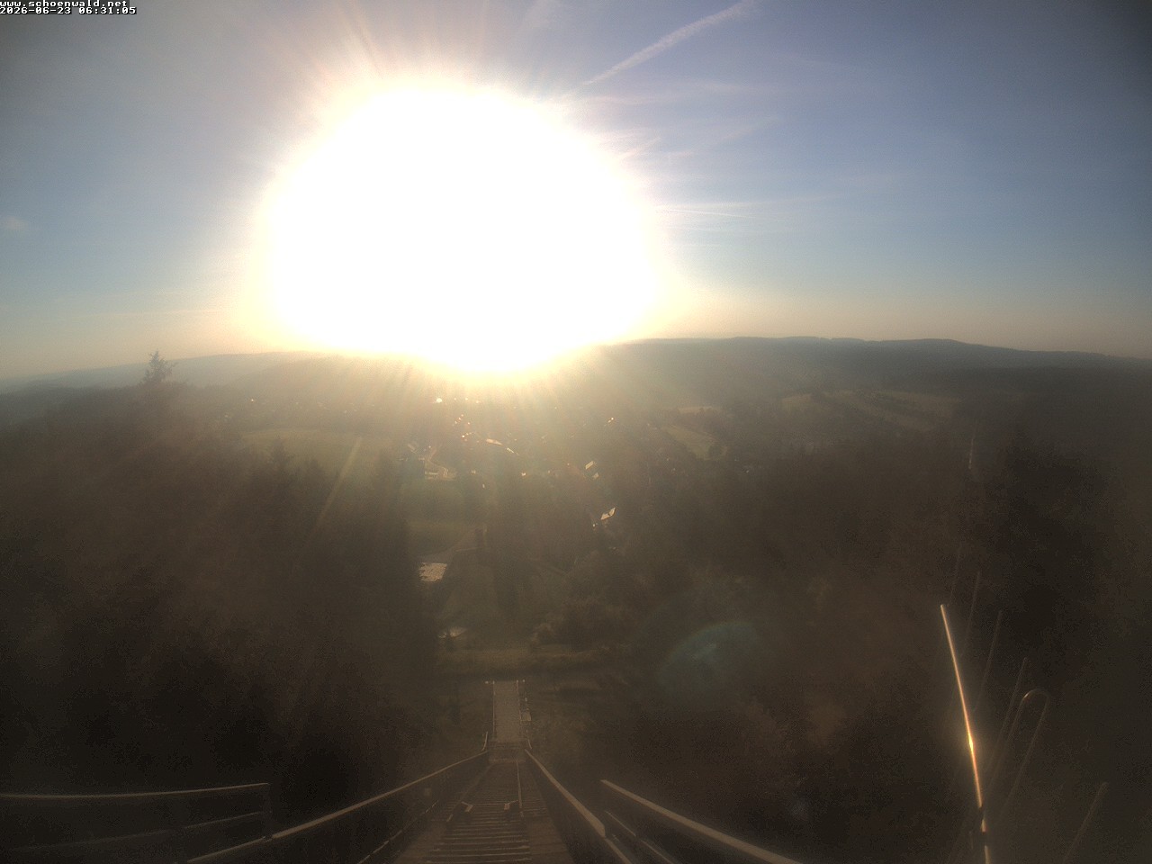Archived image Webcam View to Schoenwald