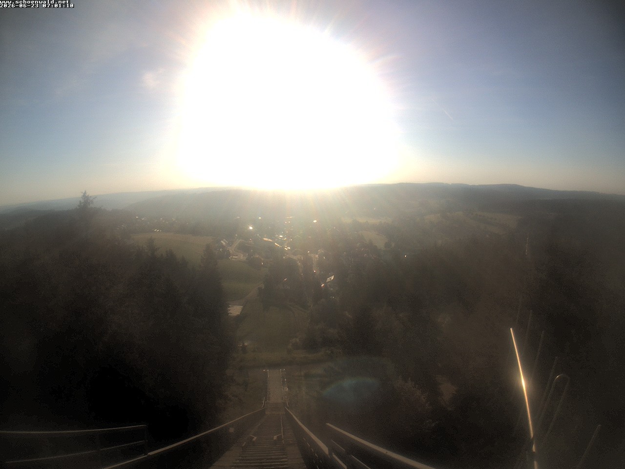 Archived image Webcam View to Schoenwald