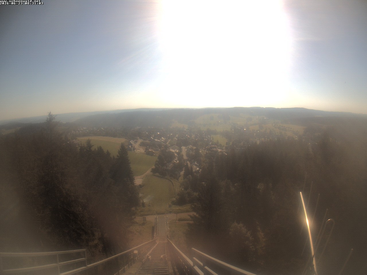 Archived image Webcam View to Schoenwald