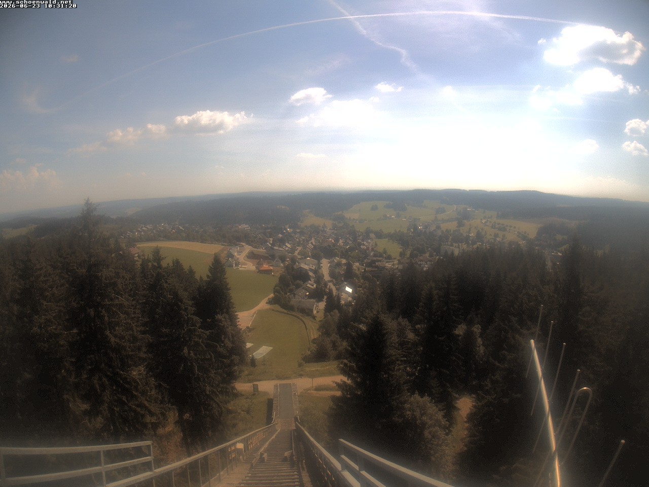 Archived image Webcam View to Schoenwald