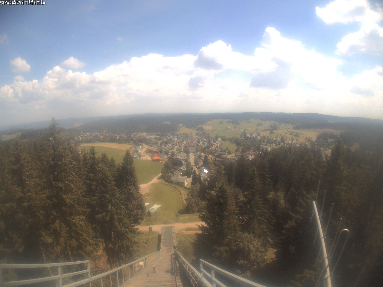 Archived image Webcam View to Schoenwald