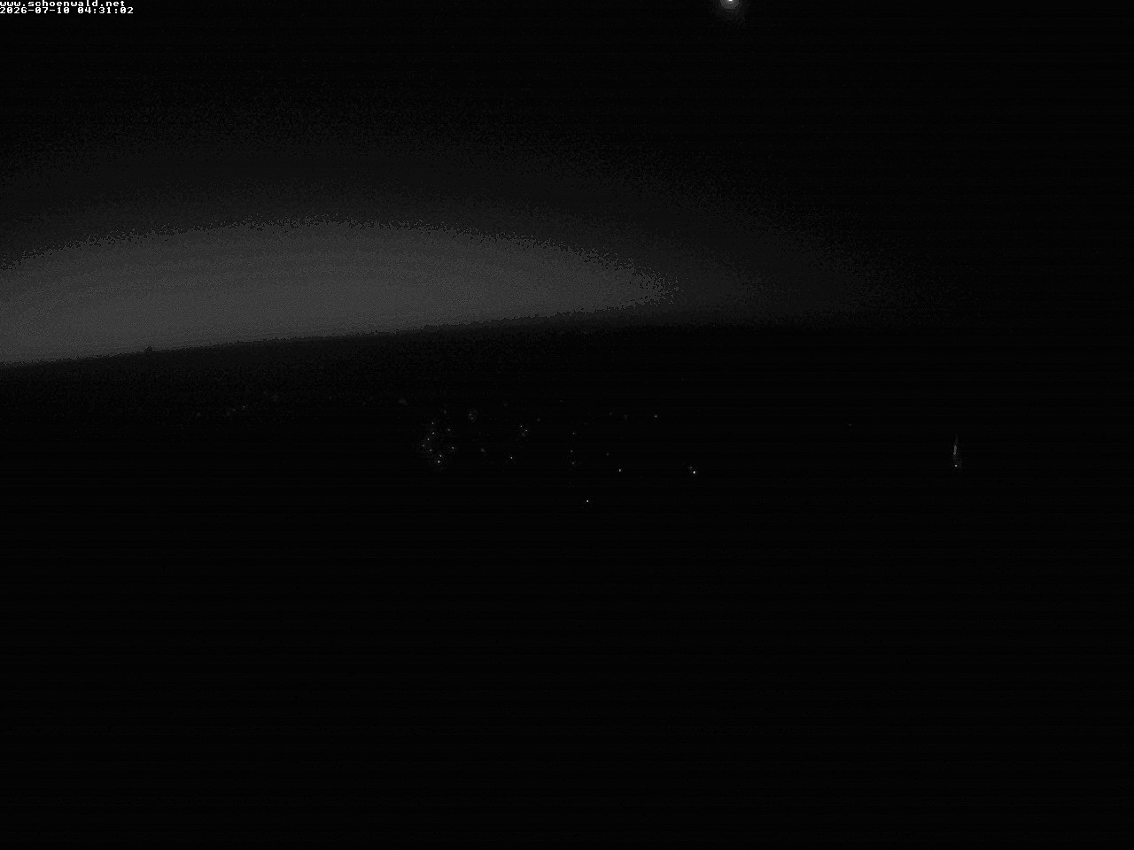 Archived image Webcam View to Schoenwald