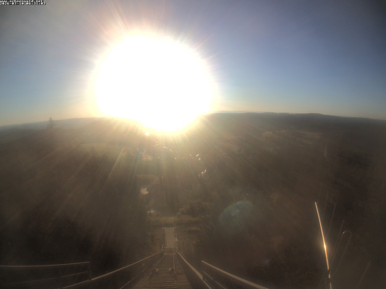 Archived image Webcam View to Schoenwald