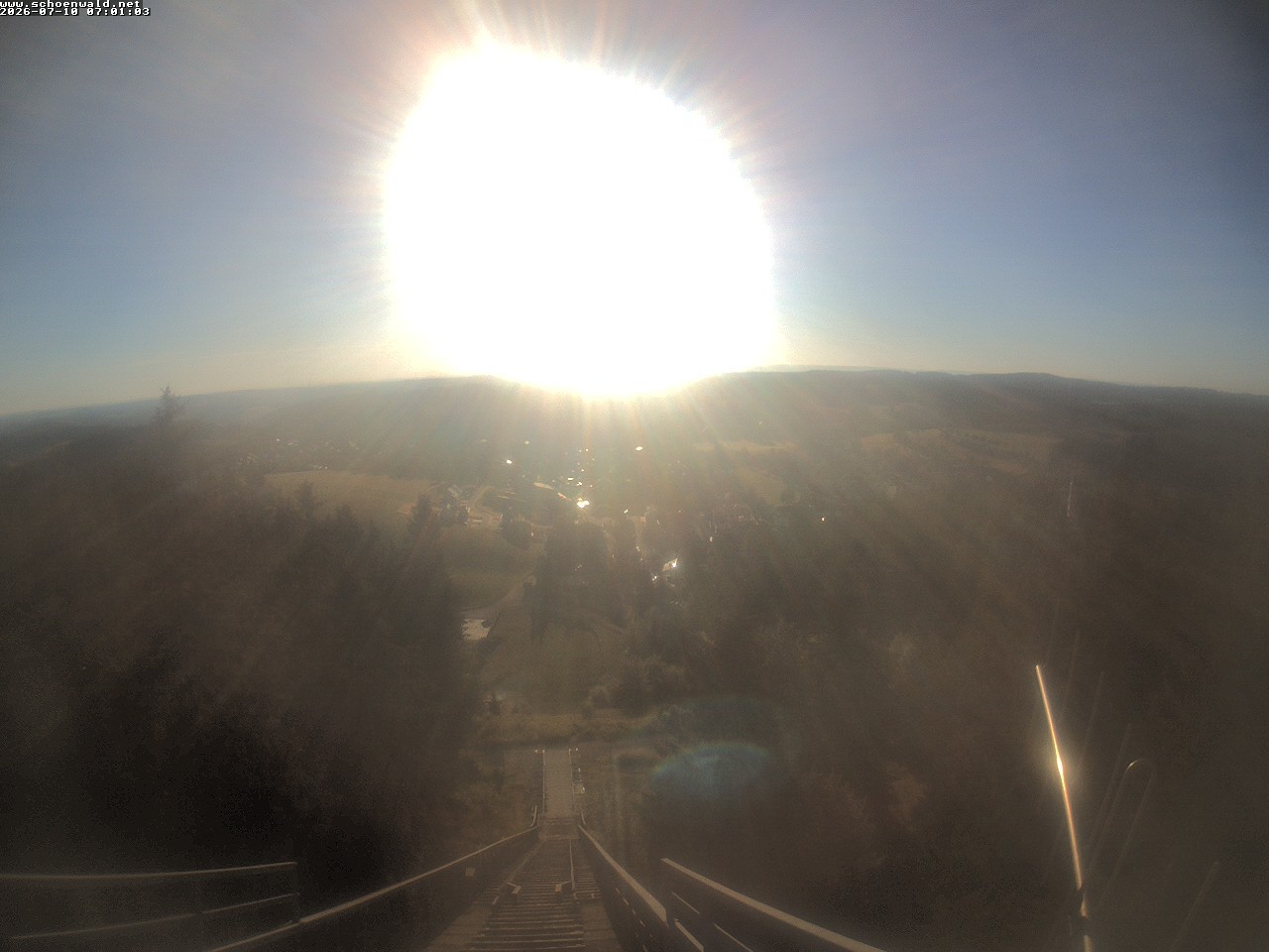 Archived image Webcam View to Schoenwald