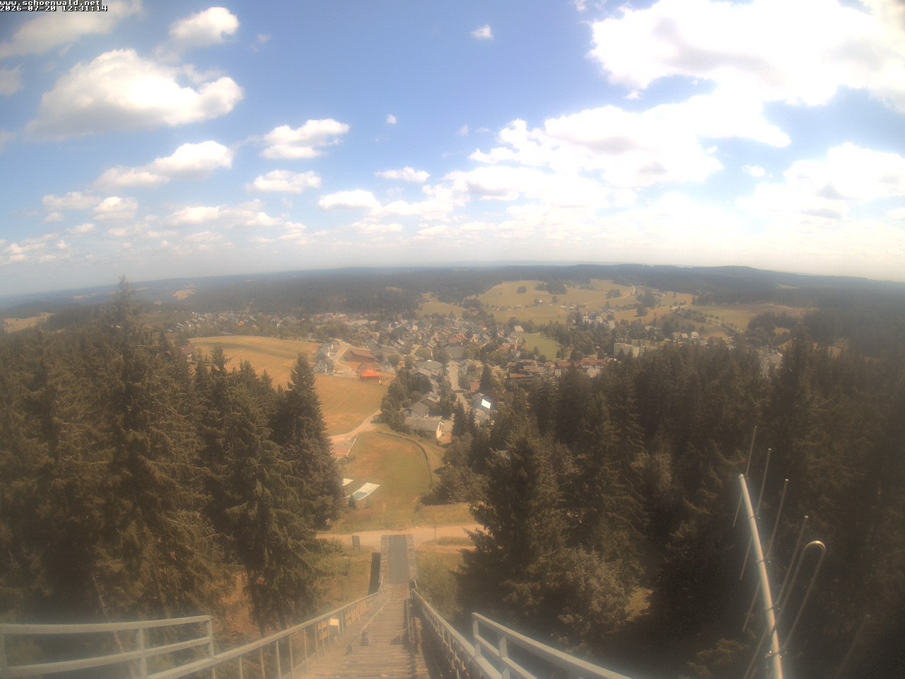 Archiv Foto Webcam Blick auf Schönwald
