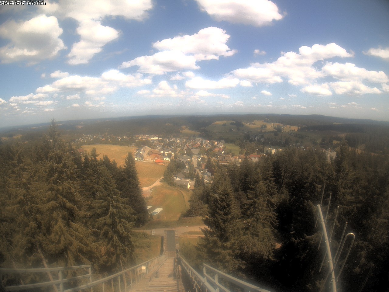 Archiv Foto Webcam Blick auf Schönwald