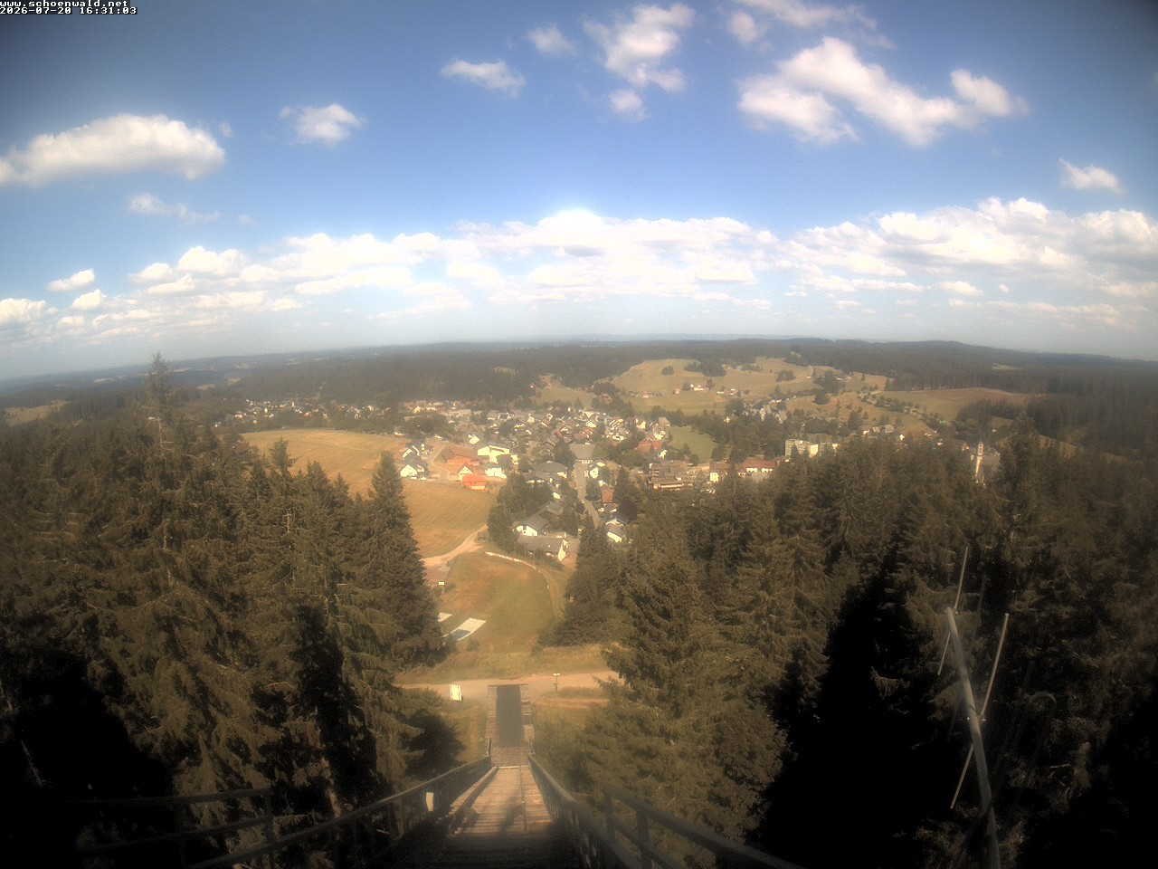 Archiv Foto Webcam Blick auf Schönwald